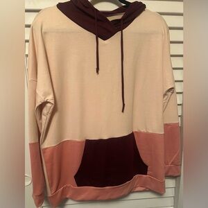 BiBi Maroon and Ivory Apparel